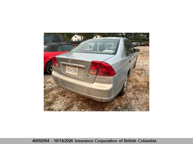 Aukcja sprzedaży 2001 Honda Civic, vin: 2HGES15311H911638, numer aukcji: 40092984