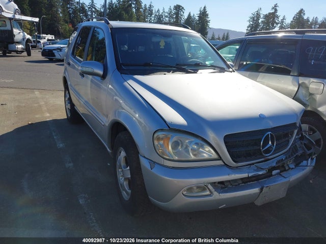 40092987 :رقم المزاد ، 4JGAB57E55A519507 vin ، 2005 Mercedes-benz Ml 350 مزاد بيع