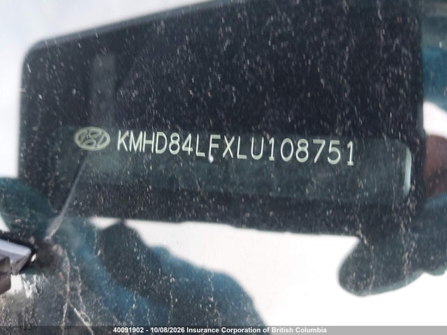 2020 Hyundai Elantra Sel/value/limited მანქანა იყიდება აუქციონზე, vin: KMHD84LFXLU108751, აუქციონის ნომერი: 40091902