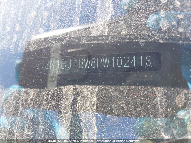 2023 Nissan Qashqai Sv მანქანა იყიდება აუქციონზე, vin: JN1BJ1BW8PW102413, აუქციონის ნომერი: 40089068