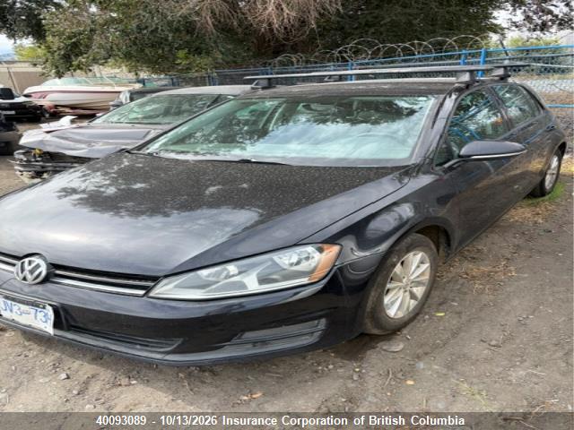 Aukcja sprzedaży 2015 Volkswagen Golf, vin: 3VW2A7AU0FM016153, numer aukcji: 40093089
