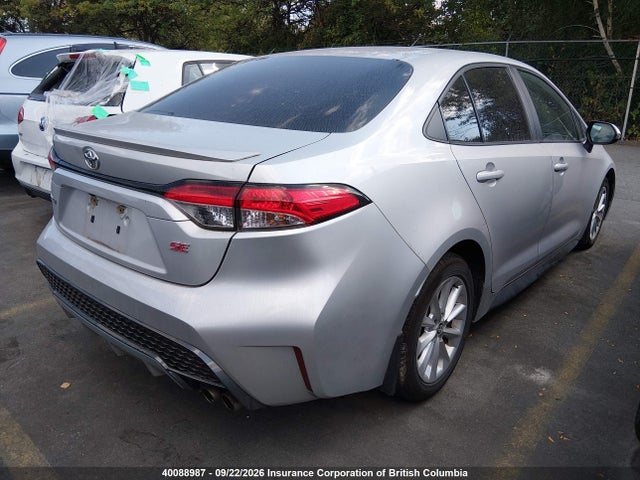 2020 Toyota Corolla Se/xse მანქანა იყიდება აუქციონზე, vin: 5YFB4RBE6LP011296, აუქციონის ნომერი: 40088987