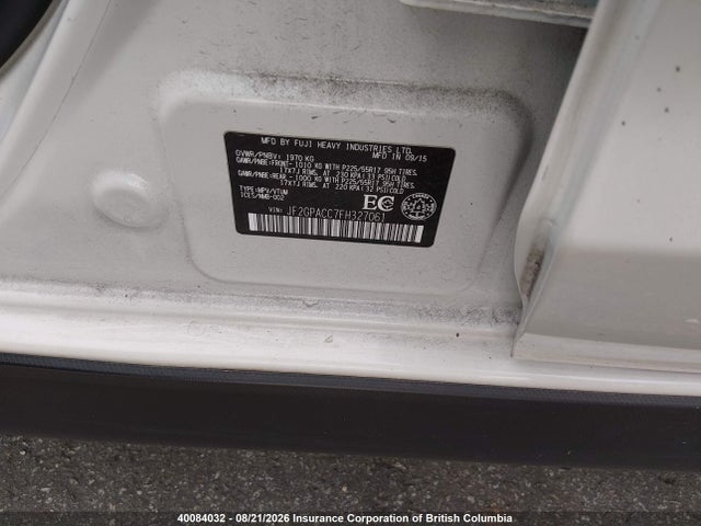 Subaru Xv Crosstrek 2.0 Premium 2015 JF2GPACC7FH327061 Image 9