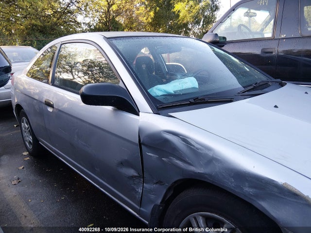 2002 Honda Civic Dx მანქანა იყიდება აუქციონზე, vin: 1HGEM22162L809002, აუქციონის ნომერი: 40092268