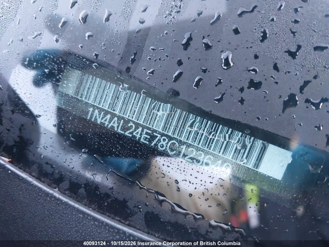 2008 Nissan Altima 2.5 S მანქანა იყიდება აუქციონზე, vin: 1N4AL24E78C123646, აუქციონის ნომერი: 40093124