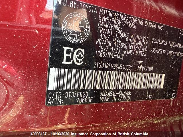 Toyota RAV4 2025 2T3J1RFV9SW510631 Image 15