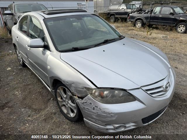 Продажа на аукционе авто 2004 Mazda 3 S, vin: JM1BK123141137173, номер лота: 40093148