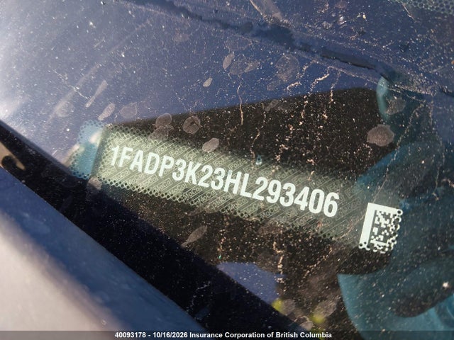 Aukcja sprzedaży 2017 Ford Focus, vin: 1FADP3K23HL293406, numer aukcji: 40093178
