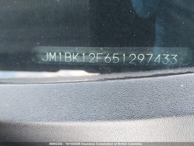 Продажа на аукционе авто 2005 Mazda 3 I, vin: JM1BK12F651297433, номер лота: 40093202
