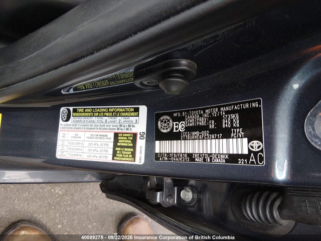 2T1BURHE6FC328717 Toyota Corolla L/le/le Pls/prm/s/s Pls