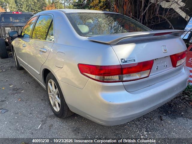 Продажа на аукционе авто 2003 Honda Accord Ex, vin: 1HGCM66413A805892, номер лота: 40093230