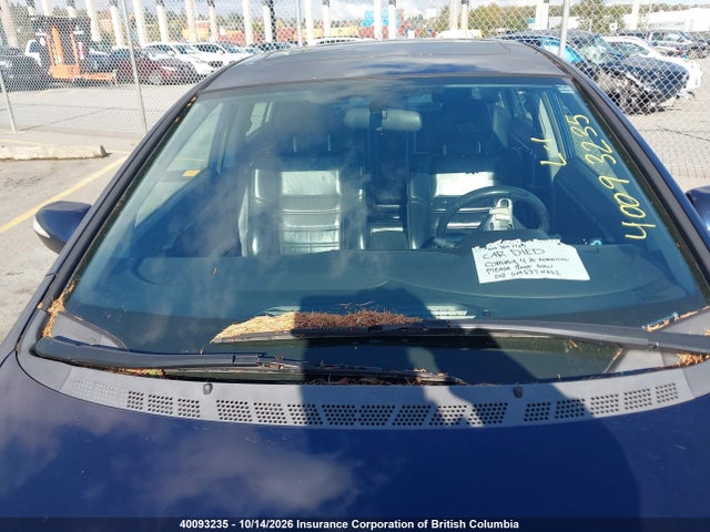 40093235 :رقم المزاد ، 2HHFD56796H201526 vin ، 2006 Acura Csx مزاد بيع
