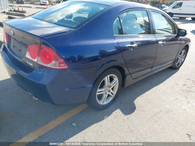 40093235 :رقم المزاد ، 2HHFD56796H201526 vin ، 2006 Acura Csx مزاد بيع
