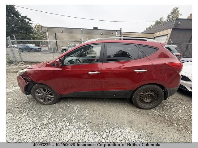 40093239 :رقم المزاد ، KM8JUCAG0EU939215 vin ، 2014 Hyundai Tucson Gls/limited/se مزاد بيع