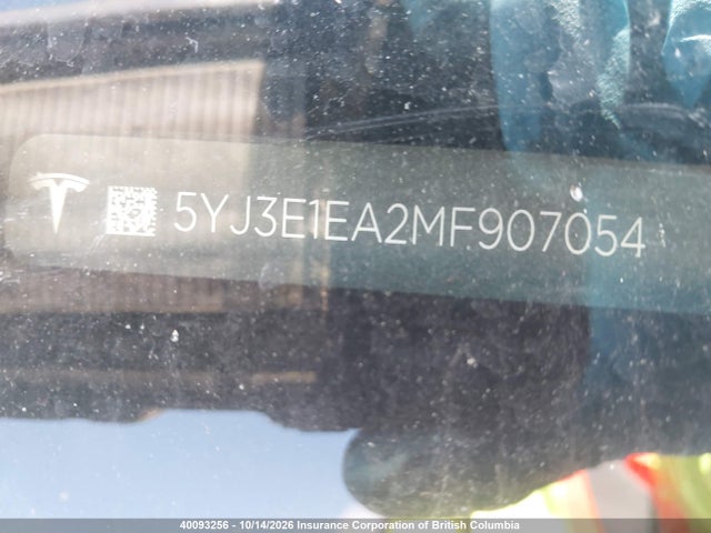 Tesla MODEL 3 2021 5YJ3E1EA2MF907054 Image 18