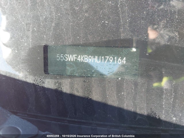 55SWF4KB9HU179164 Mercedes-Benz C 300 4matic