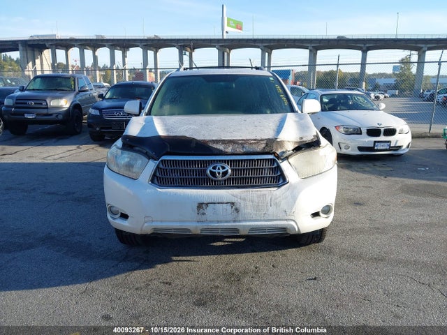 2009 Toyota Highlander Hybrid Hybrid მანქანა იყიდება აუქციონზე, vin: JTEEW41A592032572, აუქციონის ნომერი: 40093267