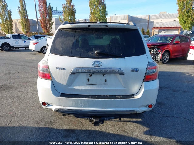 2009 Toyota Highlander Hybrid Hybrid მანქანა იყიდება აუქციონზე, vin: JTEEW41A592032572, აუქციონის ნომერი: 40093267