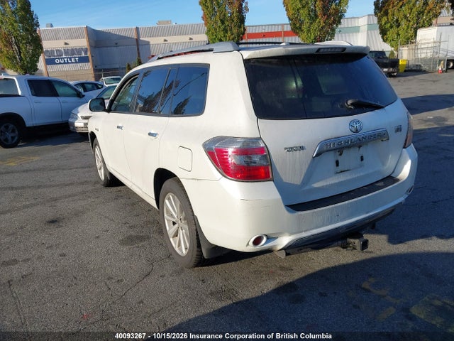 2009 Toyota Highlander Hybrid Hybrid მანქანა იყიდება აუქციონზე, vin: JTEEW41A592032572, აუქციონის ნომერი: 40093267