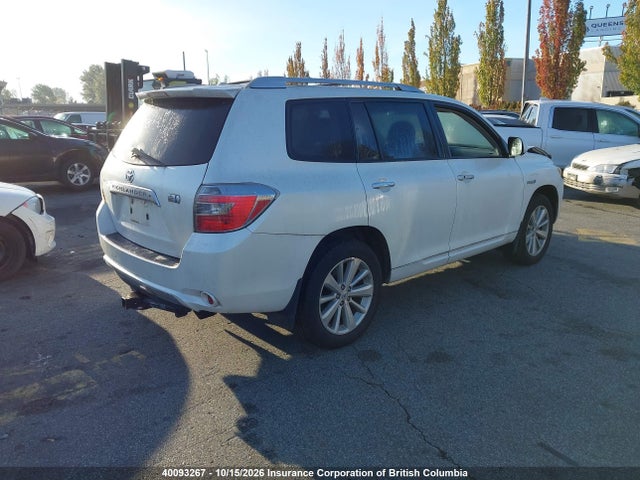 2009 Toyota Highlander Hybrid Hybrid მანქანა იყიდება აუქციონზე, vin: JTEEW41A592032572, აუქციონის ნომერი: 40093267