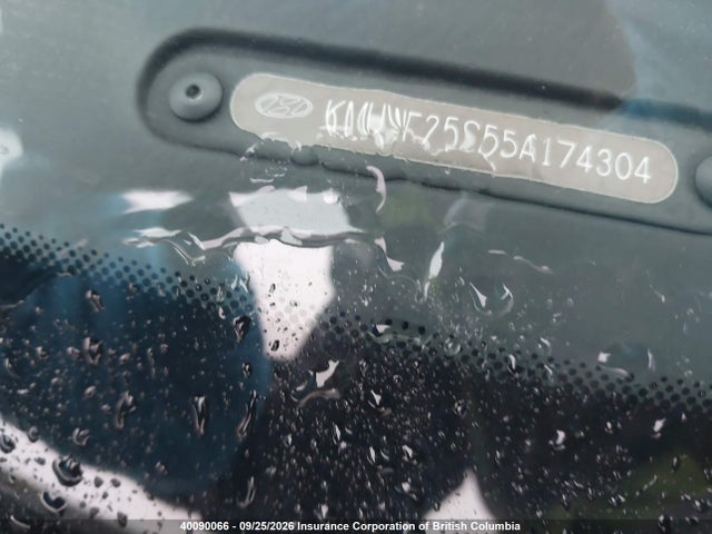 Aukcja sprzedaży 2005 Hyundai Sonata Gl, vin: KMHWF25S55A174304, numer aukcji: 40090066