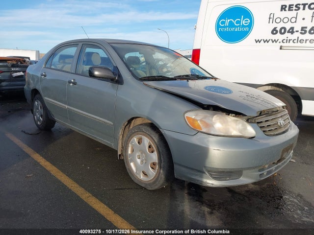 40093275 :رقم المزاد ، 2T1BR32E74C813811 vin ، 2004 Toyota Corolla Ce/le/s مزاد بيع