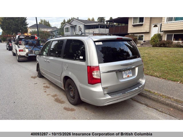 2012 Chrysler Town & Country Touring მანქანა იყიდება აუქციონზე, vin: 2C4RC1BG4CR292941, აუქციონის ნომერი: 40093287