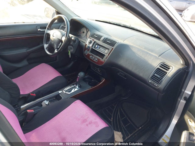 40093289 :رقم المزاد ، 2HHES36842H000769 vin ، 2002 Acura 1.7el Premium مزاد بيع