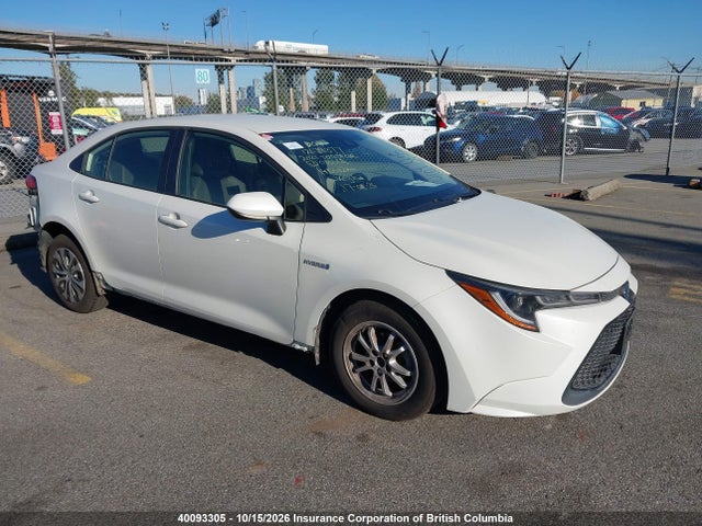 Продажа на аукционе авто 2021 Toyota Corolla Hybrid Base W/li Battery, vin: JTDBAMDE1MJ010068, номер лота: 40093305