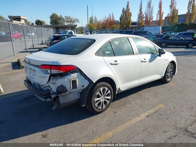 Aukcja sprzedaży 2021 Toyota Corolla Hybrid Base W/li Battery, vin: JTDBAMDE1MJ010068, numer aukcji: 40093305