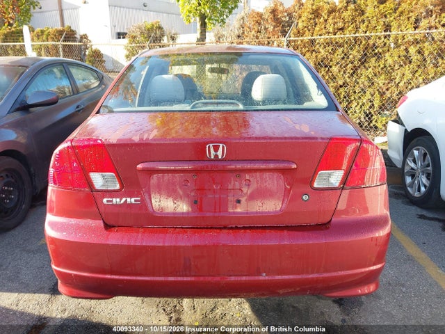 2005 Honda Civic მანქანა იყიდება აუქციონზე, vin: 2HGES16355H020899, აუქციონის ნომერი: 40093340