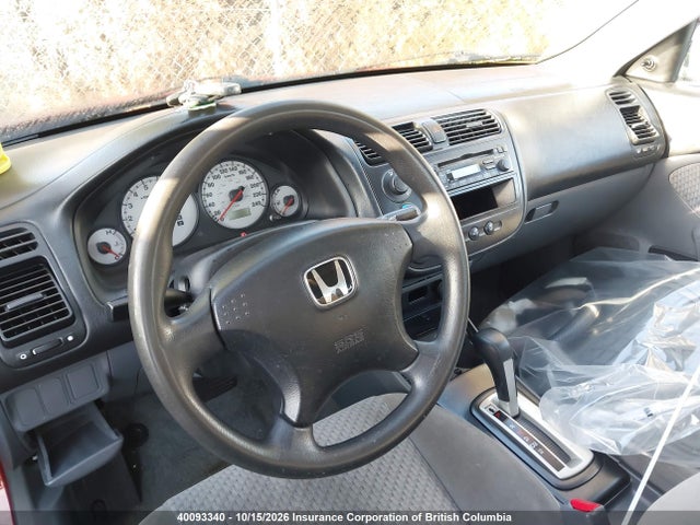 2005 Honda Civic მანქანა იყიდება აუქციონზე, vin: 2HGES16355H020899, აუქციონის ნომერი: 40093340
