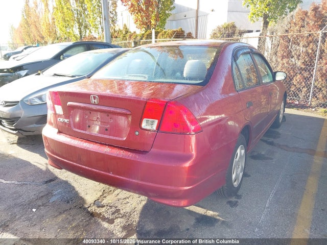 2005 Honda Civic მანქანა იყიდება აუქციონზე, vin: 2HGES16355H020899, აუქციონის ნომერი: 40093340
