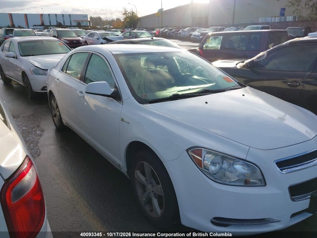 40093345 :رقم المزاد ، 1G1ZF5EZ4AF130431 vin ، 2010 Chevrolet Malibu Hybrid مزاد بيع