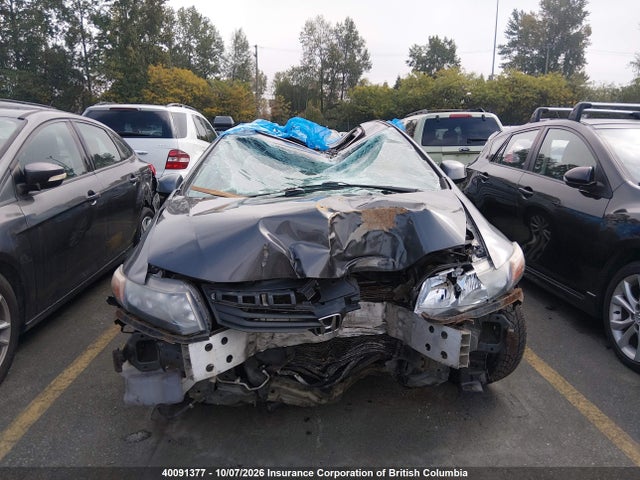 40091377 :رقم المزاد ، 2HGFB2F55CH029949 vin ، 2012 Honda Civic Lx مزاد بيع