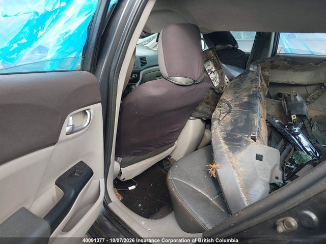 40091377 :رقم المزاد ، 2HGFB2F55CH029949 vin ، 2012 Honda Civic Lx مزاد بيع