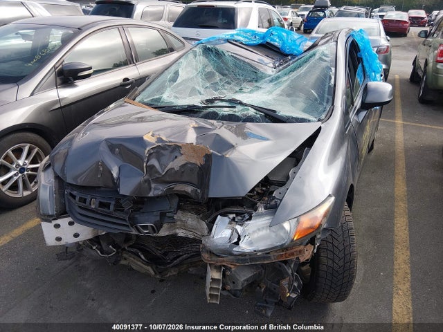 40091377 :رقم المزاد ، 2HGFB2F55CH029949 vin ، 2012 Honda Civic Lx مزاد بيع