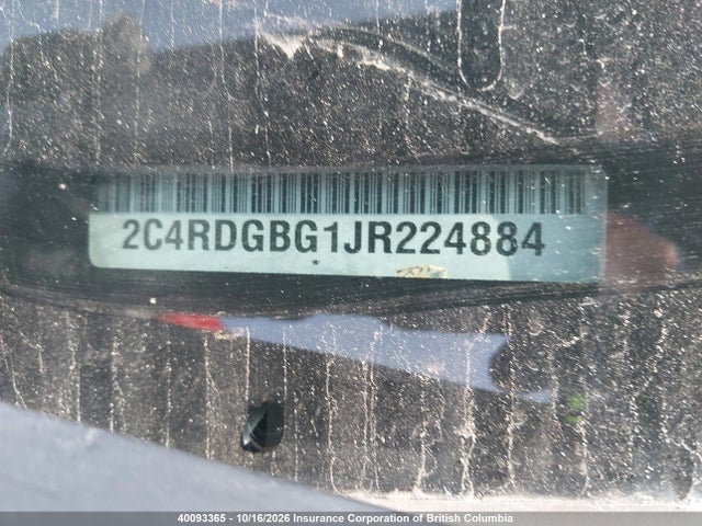 Dodge Grand Caravan Canada Value Package 2018 2C4RDGBG1JR224884 Image 17