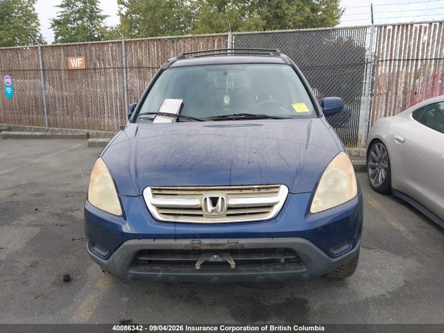 2002 Honda Cr-v Ex მანქანა იყიდება აუქციონზე, vin: JHLRD78922C817238, აუქციონის ნომერი: 40086342