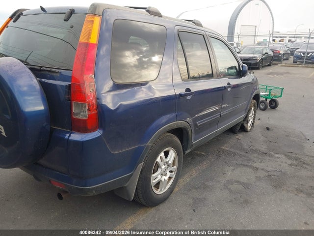 2002 Honda Cr-v Ex მანქანა იყიდება აუქციონზე, vin: JHLRD78922C817238, აუქციონის ნომერი: 40086342