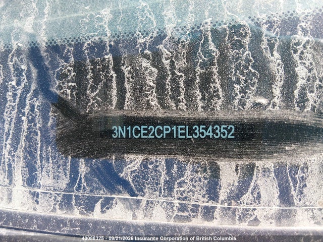 3N1CE2CP1EL354352 Nissan Versa Note S/s Plus/sv/sl