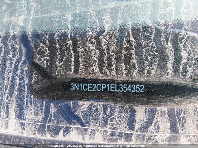 3N1CE2CP1EL354352 Nissan Versa Note S/s Plus/sv/sl