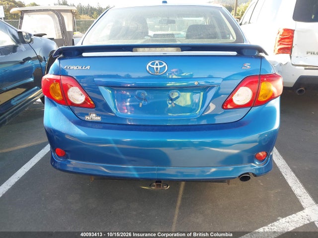 40093413 :رقم المزاد ، 2T1BU40E29C023847 vin ، 2009 Toyota Corolla S مزاد بيع