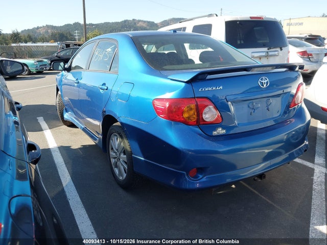 40093413 :رقم المزاد ، 2T1BU40E29C023847 vin ، 2009 Toyota Corolla S مزاد بيع