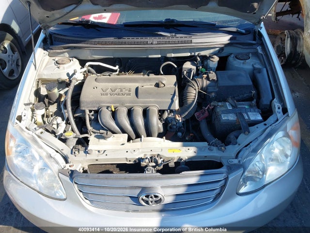 Продаж на аукціоні авто 2004 Toyota Corolla Ce/le/s, vin: 2T1BR32E84C813090, номер лоту: 40093414
