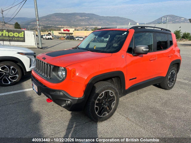 Продаж на аукціоні авто 2016 Jeep Renegade Trailhawk, vin: ZACCJBCT6GPC91751, номер лоту: 40093440
