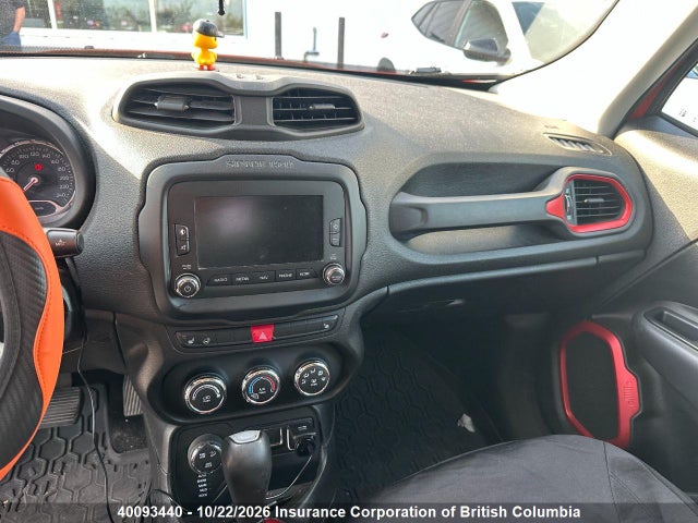 Продаж на аукціоні авто 2016 Jeep Renegade Trailhawk, vin: ZACCJBCT6GPC91751, номер лоту: 40093440
