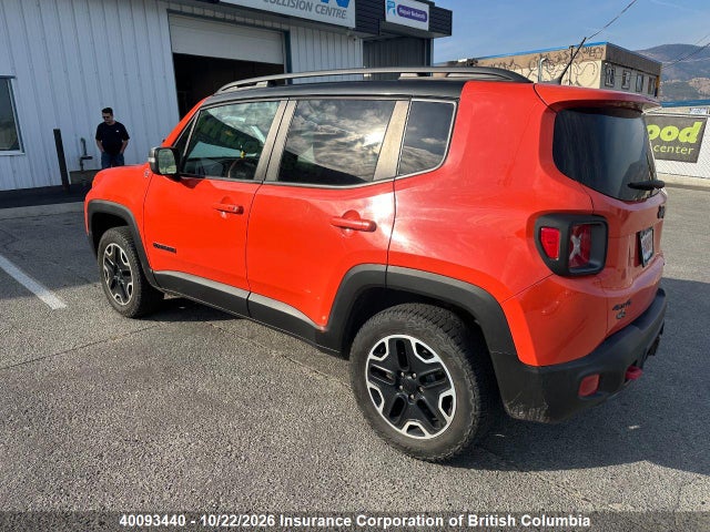Продаж на аукціоні авто 2016 Jeep Renegade Trailhawk, vin: ZACCJBCT6GPC91751, номер лоту: 40093440