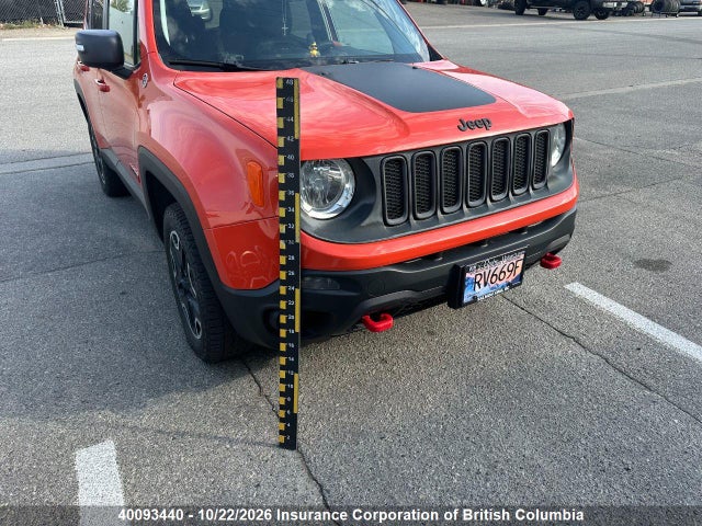 Продаж на аукціоні авто 2016 Jeep Renegade Trailhawk, vin: ZACCJBCT6GPC91751, номер лоту: 40093440