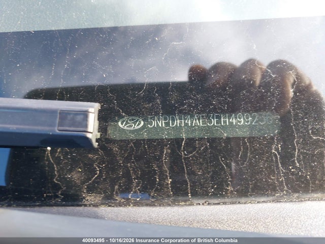 Продажа на аукционе авто 2014 Hyundai Elantra Se/sport/limited, vin: 5NPDH4AE3EH499236, номер лота: 40093495
